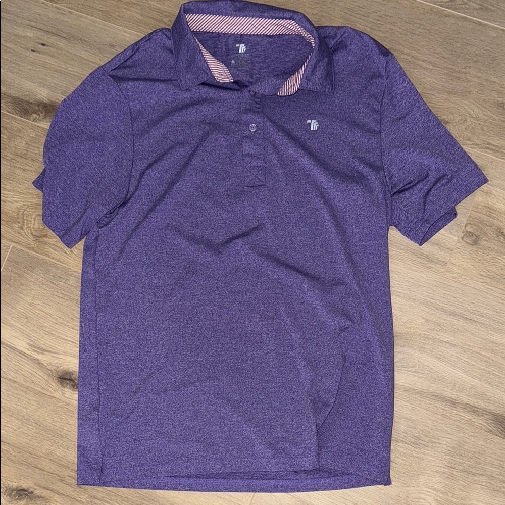 Heathered Purple Golf Shirt